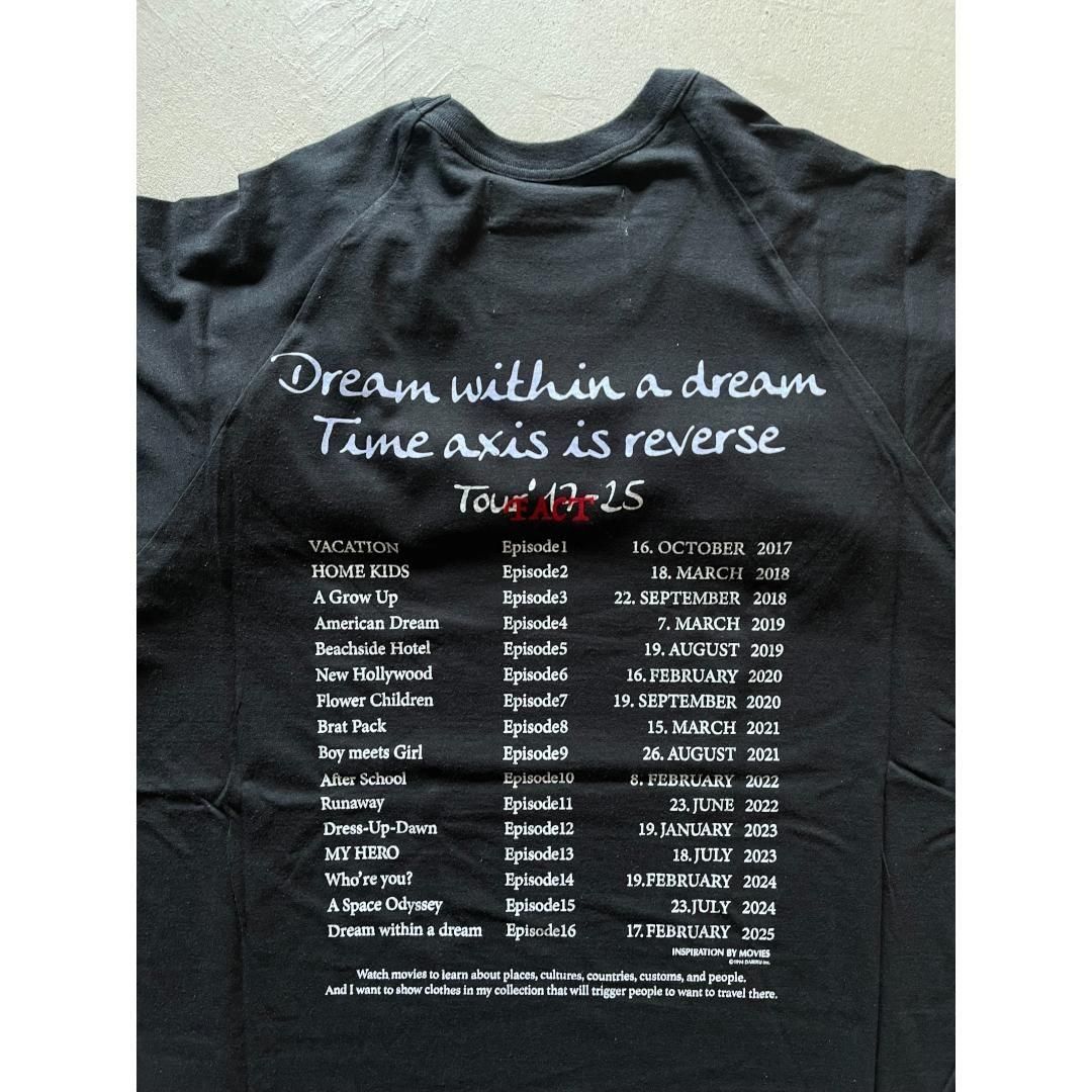 DAIRIKU 25ss Tour Raglan Tee 黒 M 新品未使用 Tour