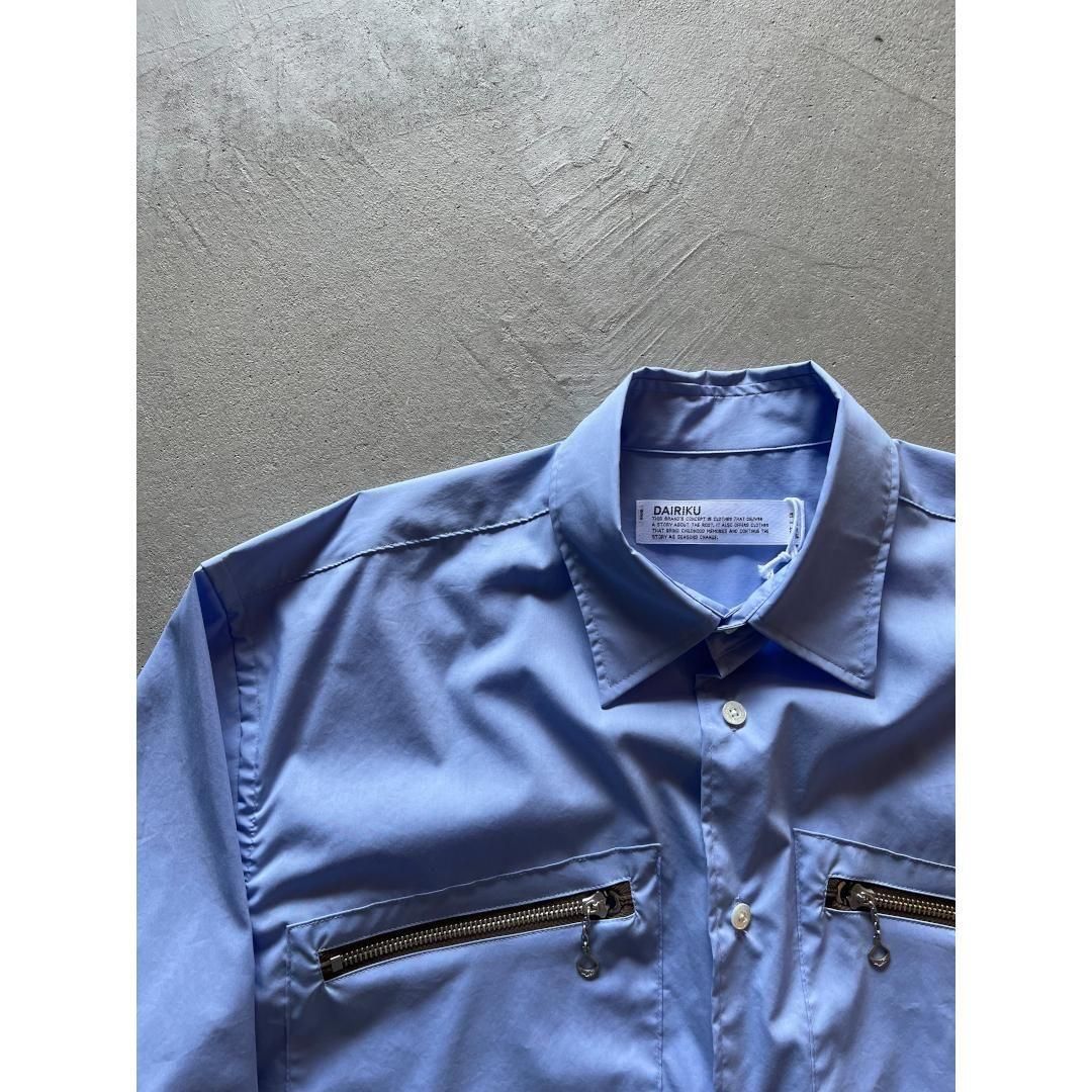 特価DAIRIKU23AW リボンタイシャツ DAIRIKU(ダイリク) 23AWRibbon Tie Shirtリボンタイシャツ23AW S