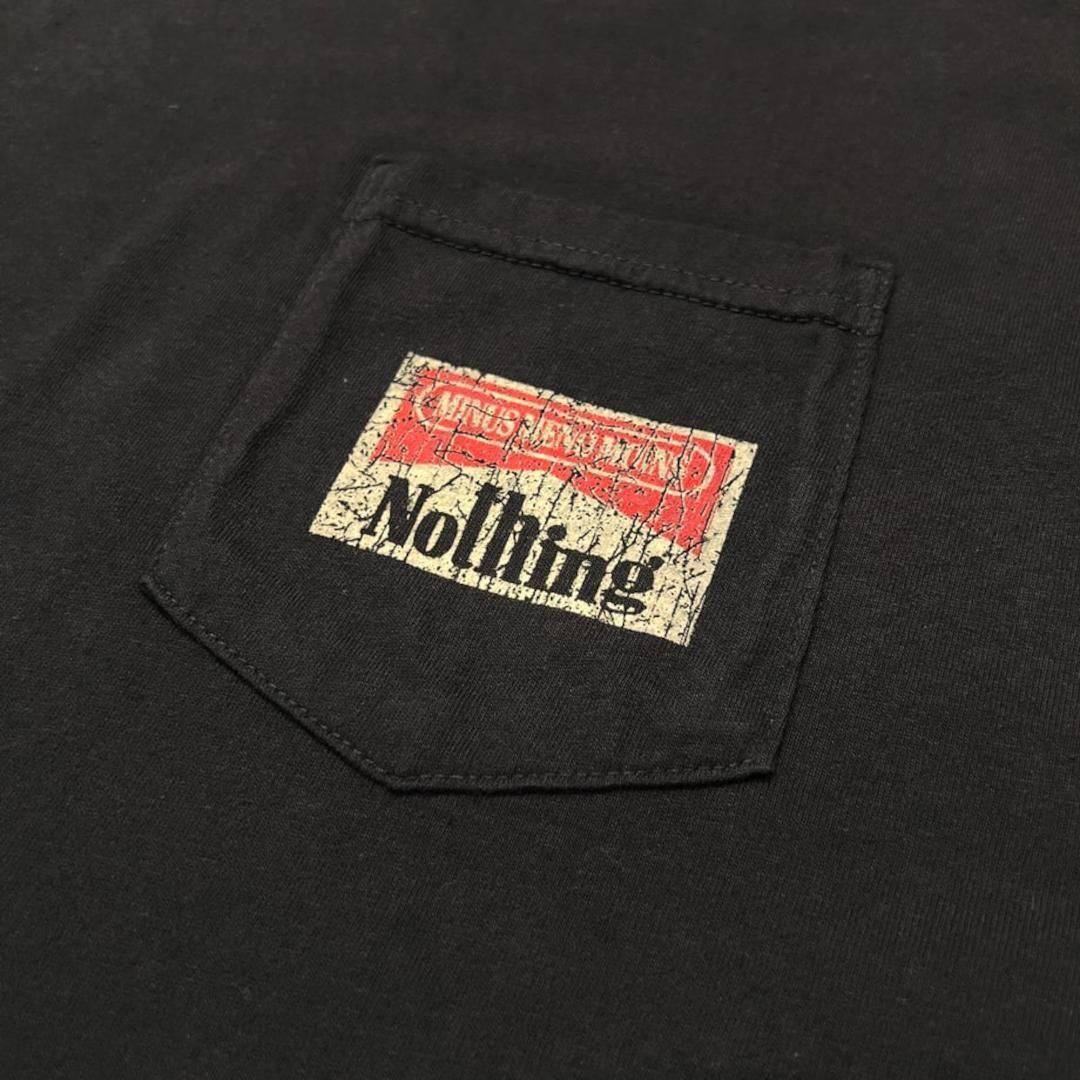 MINUS | マイナス Bootleg Pocket Tee(NOTHING)5YEARS BLACK (MTL