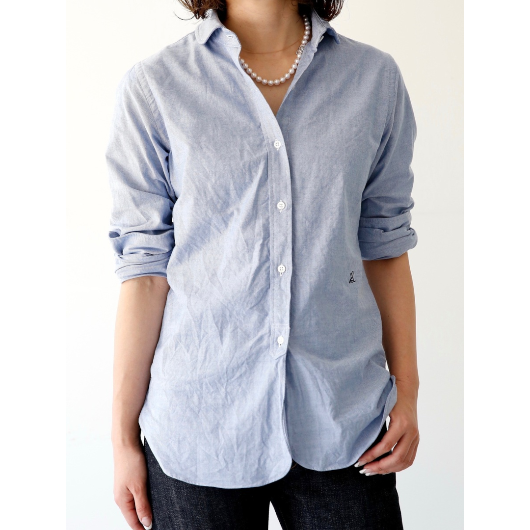 MADISONBLUE 【マディソンブルー】 CHELSEA L/S SHIRT(OX) SAX