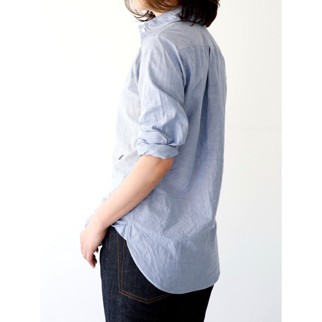 MADISONBLUE シャツ 02サイズ MADISONBLUE 【マディソンブルー】 CHELSEA L/S SHIRT(OX) SAX