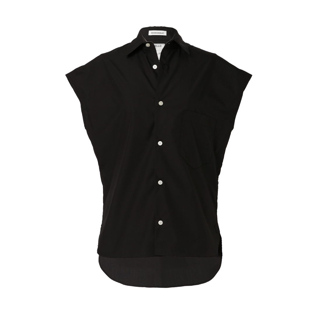 MADISONBLUE ڥޥǥ֥롼 J.BRADLEY SLEEVELESS SHIRT BLACK (MB000-5008)