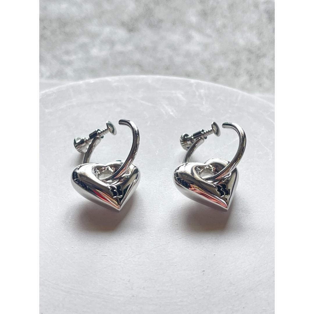 BASICKS|  ١å  BB LOGO EARRINGS SILVER (S4.5-1106)