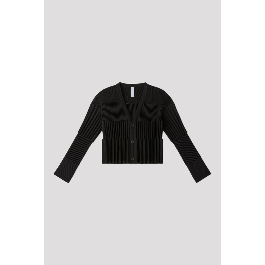 CFCL ڥե ACCORDION CROPPED CARDIGAN BLACK (CF010KE208)
