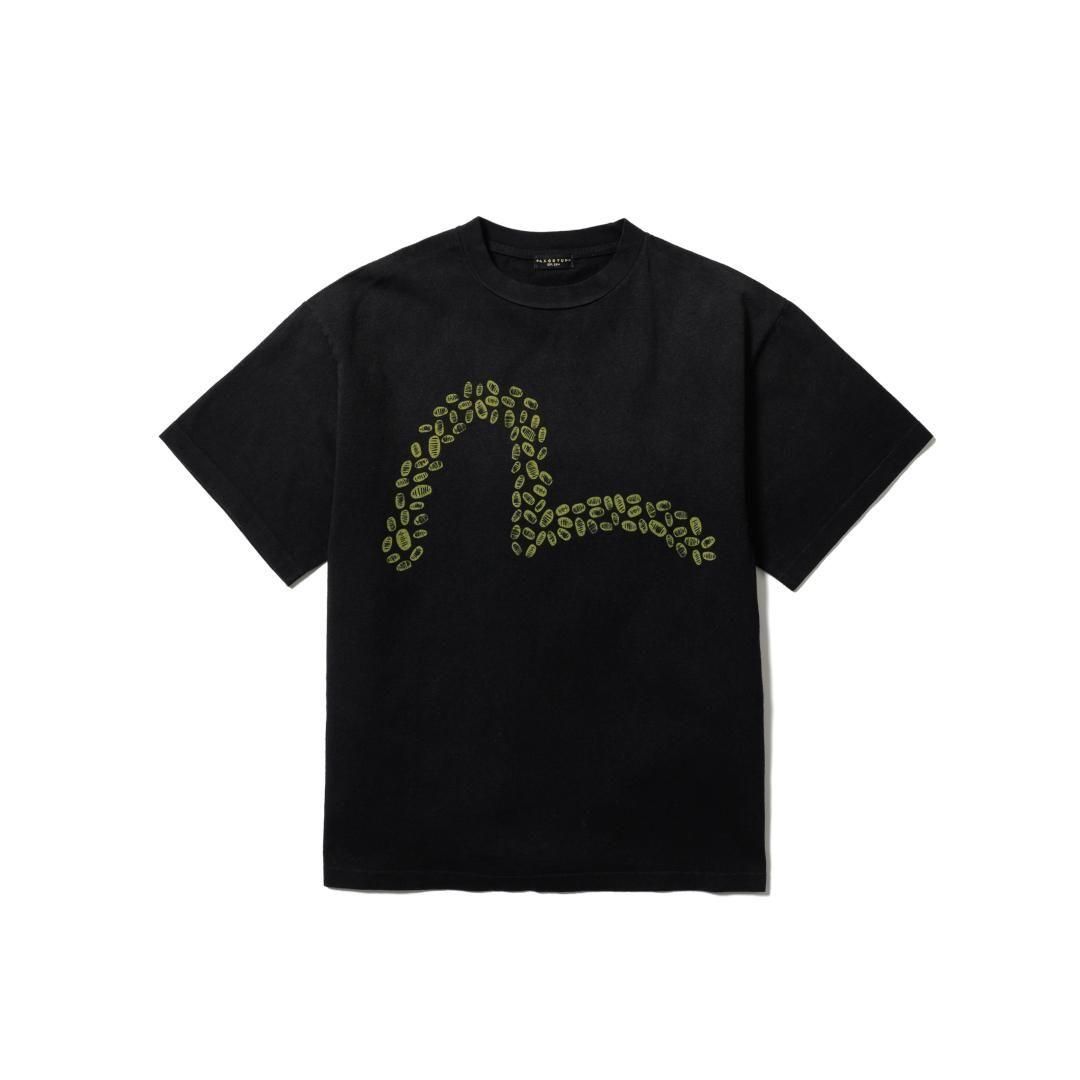 F-LAGSTUF-F | ե饰  EVISU  SS TEE  BLACK  (FS1858) 