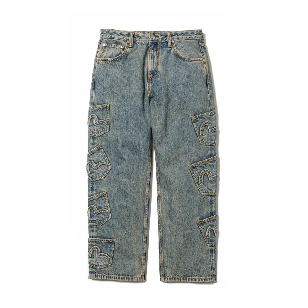 F-LAGSTUF-F | ե饰  EVISU MANY POCKET DENIM PANTS INDIGO  (FS1867) 