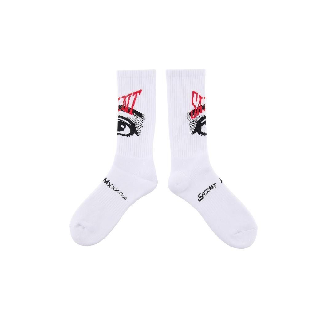 SAINT Mxxxxxx ڥ ޥ SOCKS/EYE/WHITE (SM-HR1-0000-103)