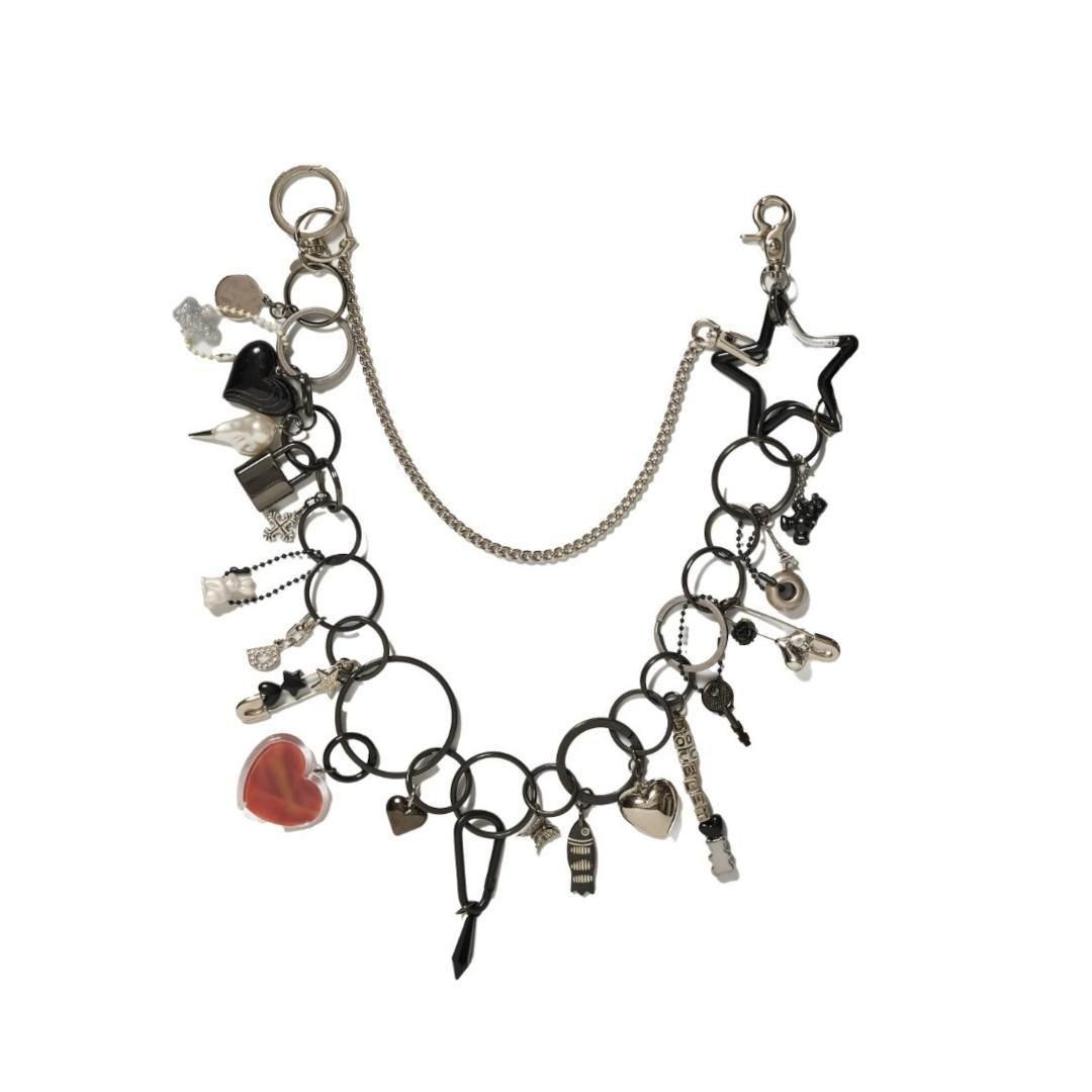 DOUBLET /KEY CHAIN black 未使用 DOUBLET /KEY CHAIN black 未使用 doublet Key Chain （Black