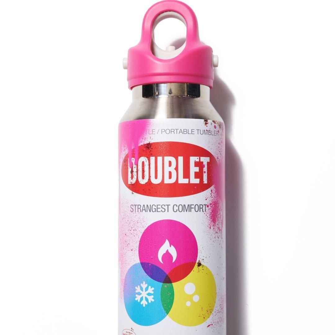 doublet ウォーターボトル doublet|ダブレット×REVOMAX SPRAY-CAN WATER BOTTLE/MEDIUM BLACK