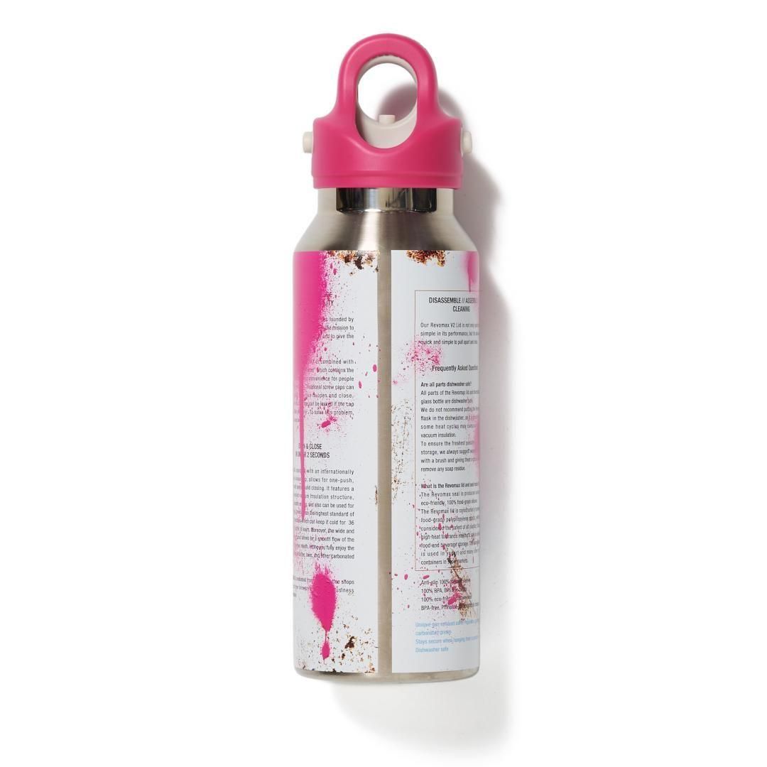 doublet x Revomax BOTTLE ボトル PINK MEDIUM doublet|ダブレット×REVOMAX SPRAY-CAN WATER BOTTLE/MEDIUM