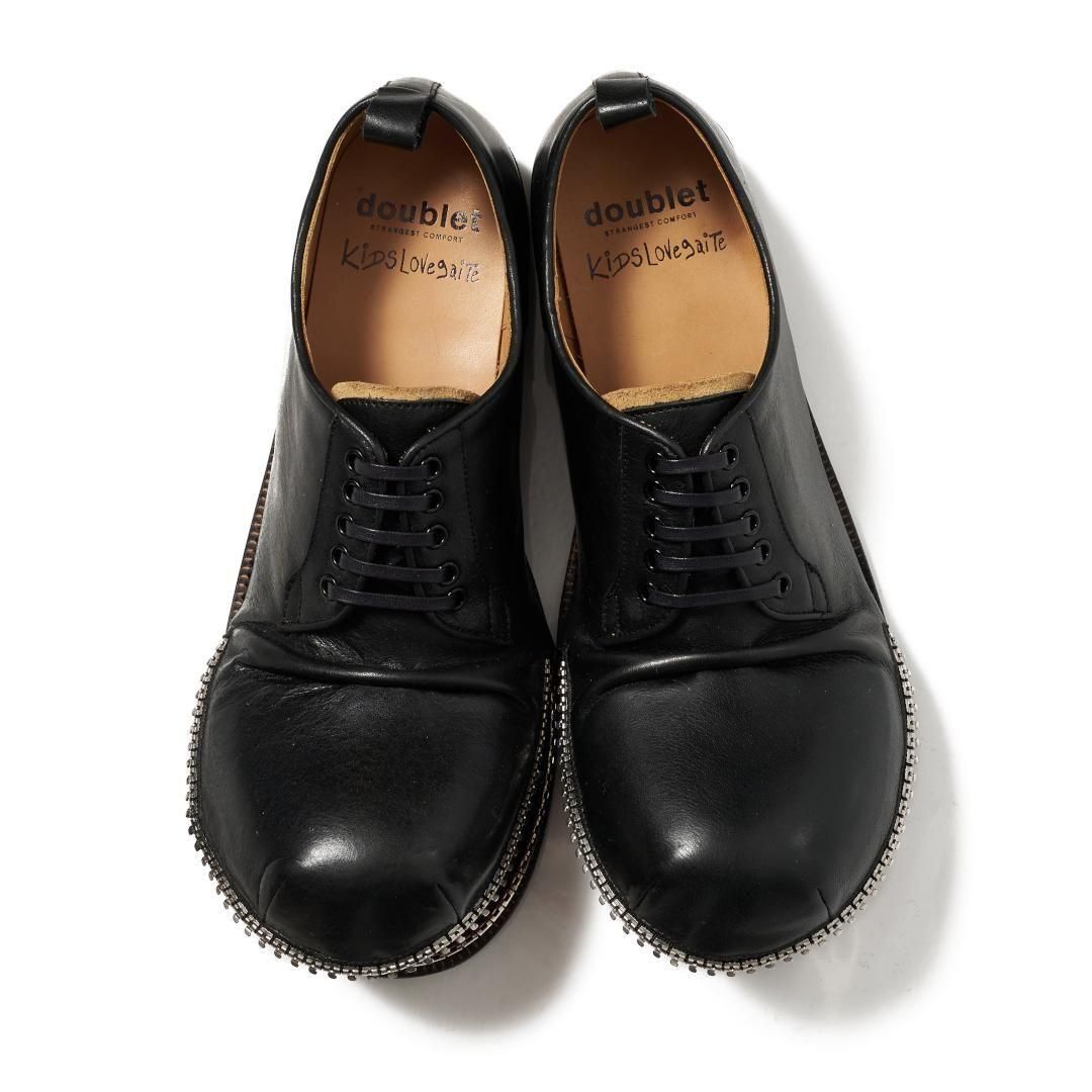 竜王 オーダー品 黒 3セット doublet|ダブレット MONSTER DARBY SHOES BLACK (25AW73FT60)