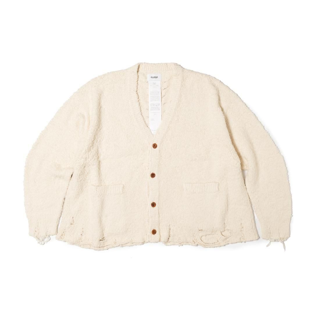 doublet|֥å  BACKBONE KNIT CARDIGAN  IVORY (25AW61KN204 ) 