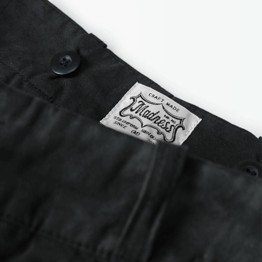 MADNESS|マッドネス 1960s VINTAGE WORK SHORTS BLACK (25SS-SP