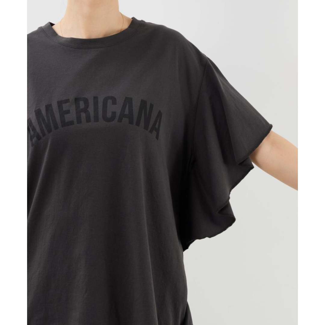 AMERICANA ✕MICA＆DEAL MICANAＴシャツ　黒 MICA & DEAL【マイカアンドディール】 【AMERICANA×MICA&DEAL