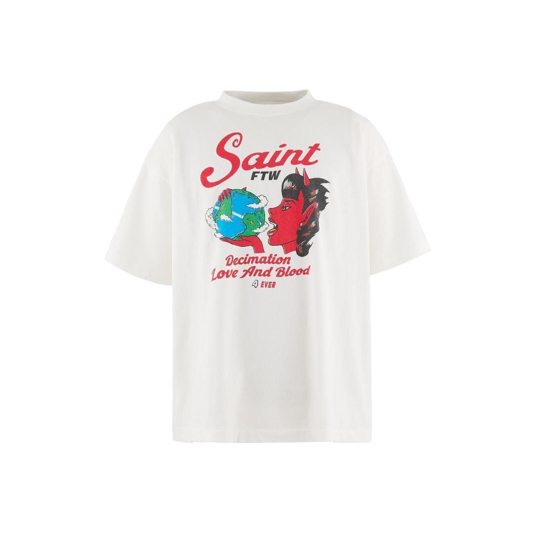 国内買付 SAINT Mxxxxxx SAINT SS TEE セントマイケル Tシャツ SAINT M×××××× (セントマイケル) / SS TEE / SAINT |公式通販