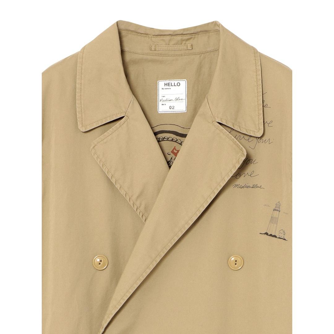 MADISONBLUE 【マディソンブルー】 TRENCH COAT C/L BEIGE