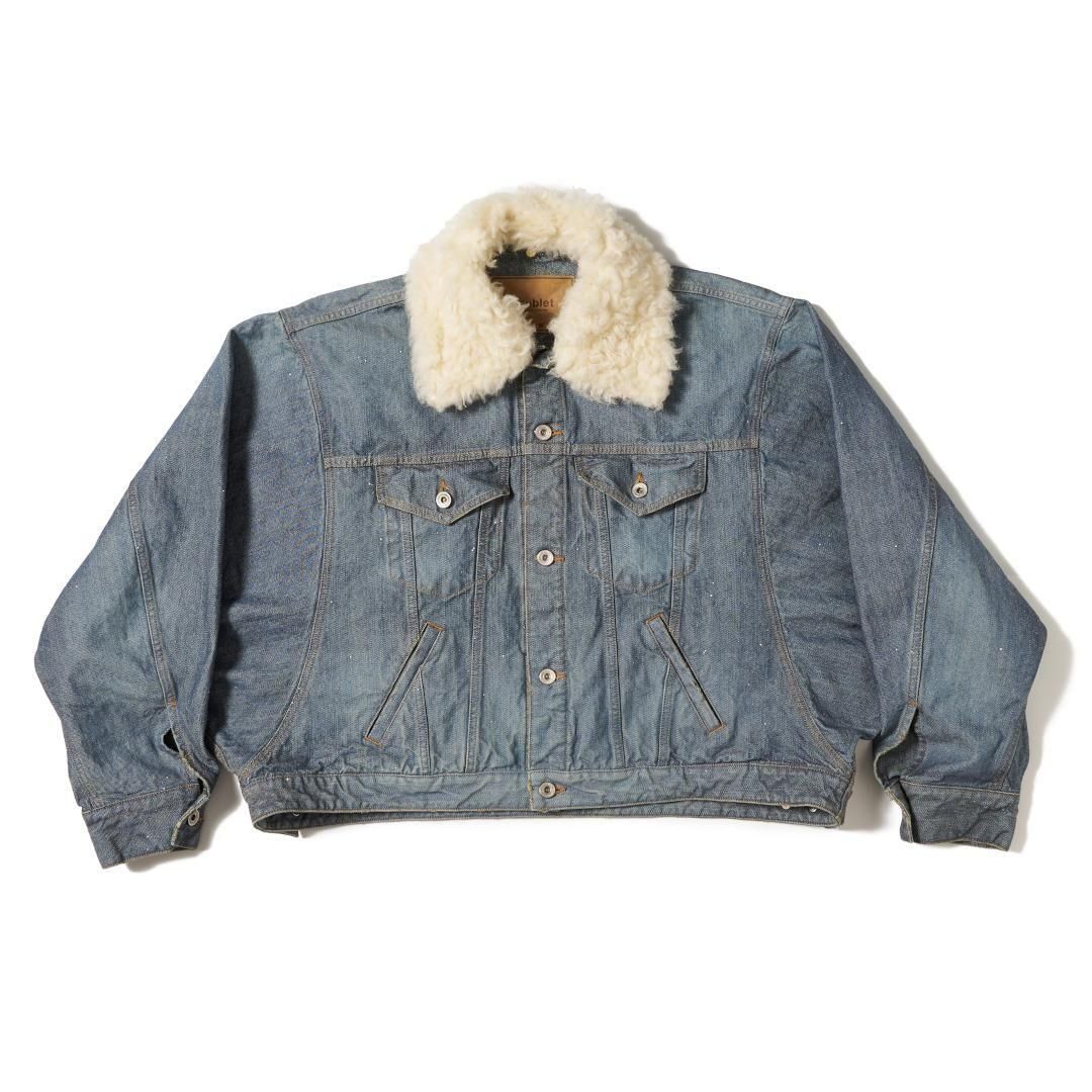 doublet | ダブレット WOVEN SEQUIN DENIM JACKET (25AW08BL226)