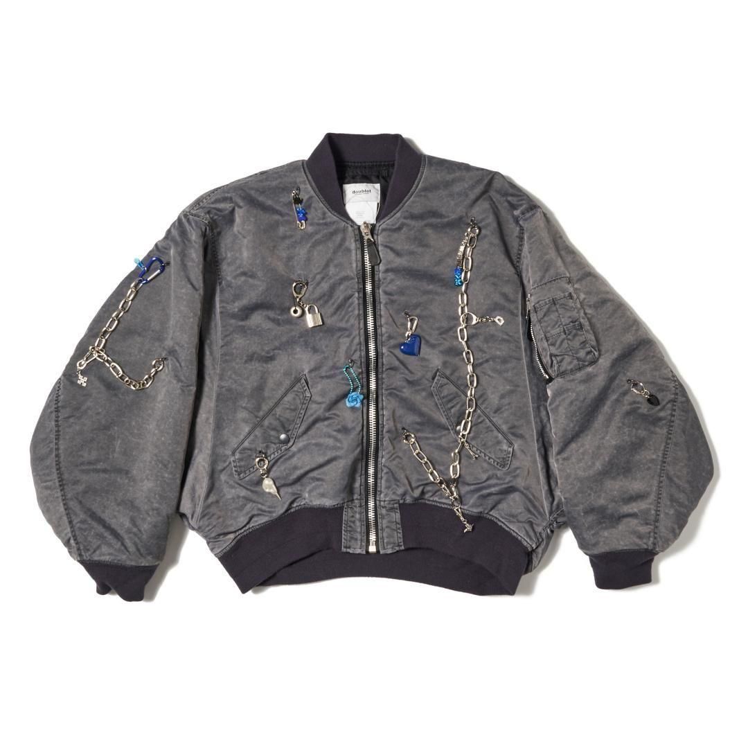 doublet | ダブレット KEY CHAIN DECORATED BOMBER JACKET