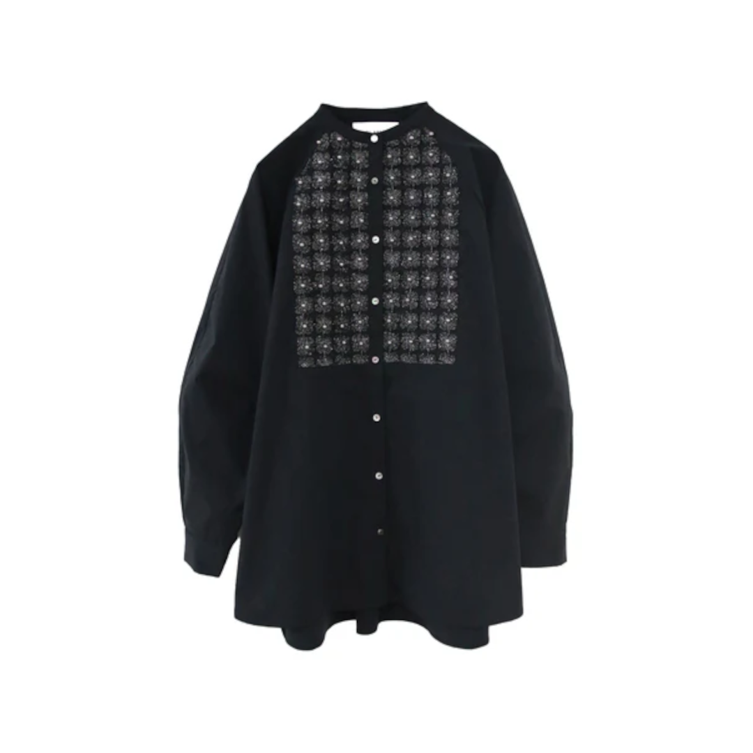 MARILYN MOON 【マリリンムーン】 pearl lame lace blouse 19