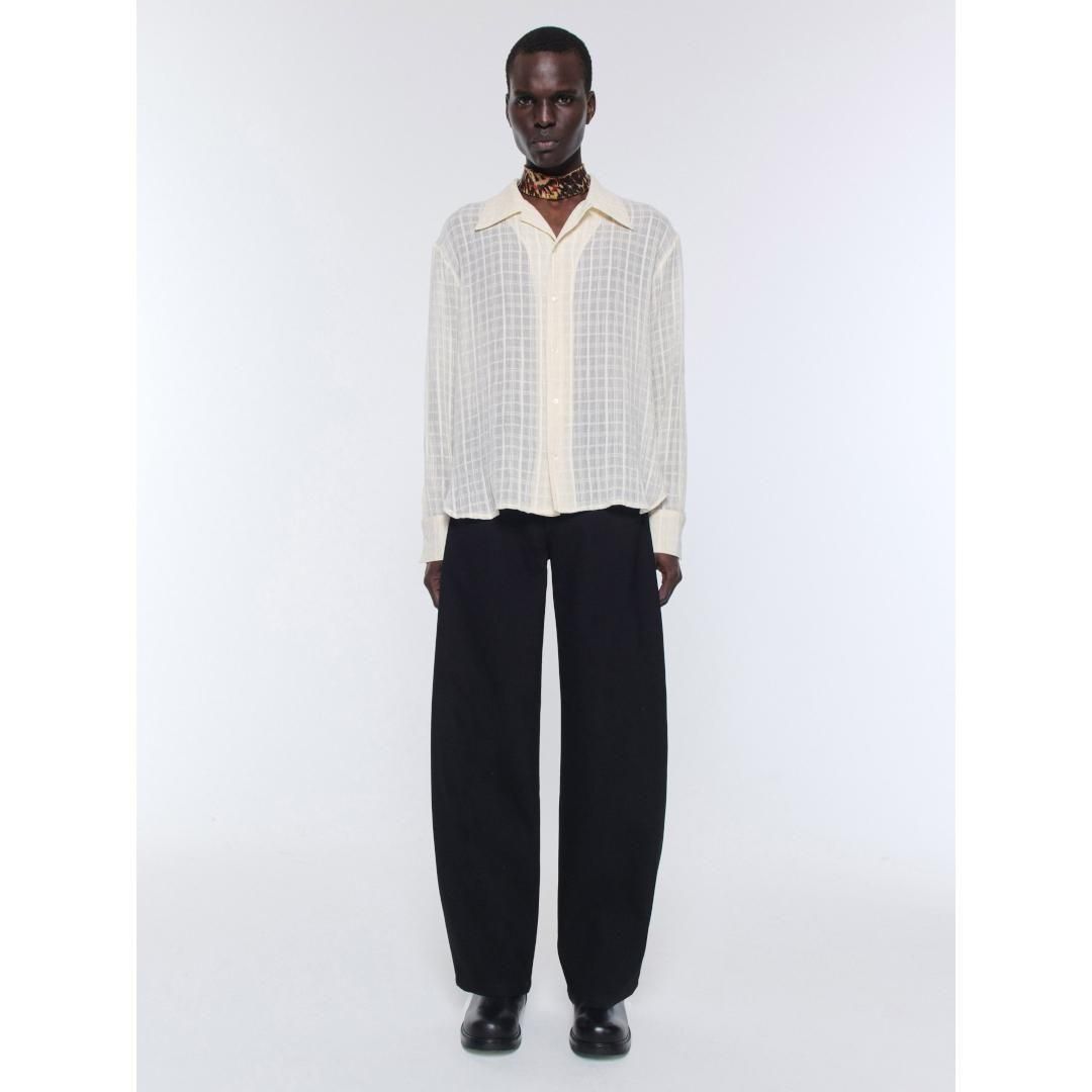 Sefr | セファ Ignacio Shirt CLOUD WHITE CHECK (SF-25FWM-029) Sefr | セファ Ignacio Shirt CLOUD WHITE CHECK (SF-25FWM-029)