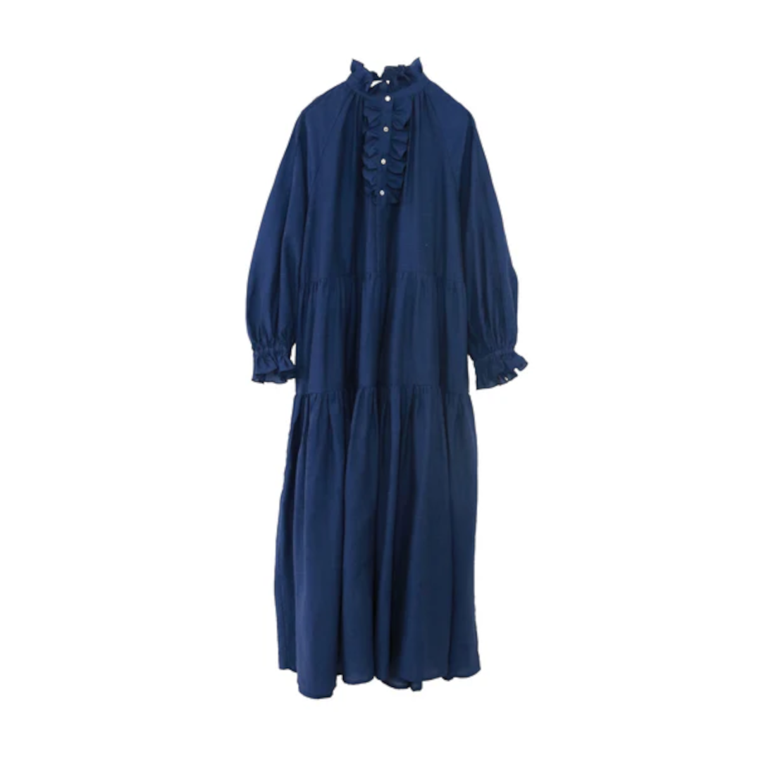 MARILYN MOON 【マリリンムーン】 sheer jabot lace dress 97.D