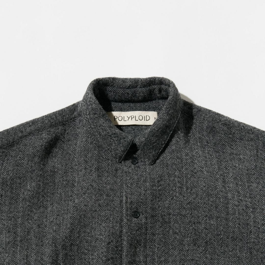 POLYPLOID | ポリプロイド SHIRT JACKET C CHARCOAL (C-5-001-055)
