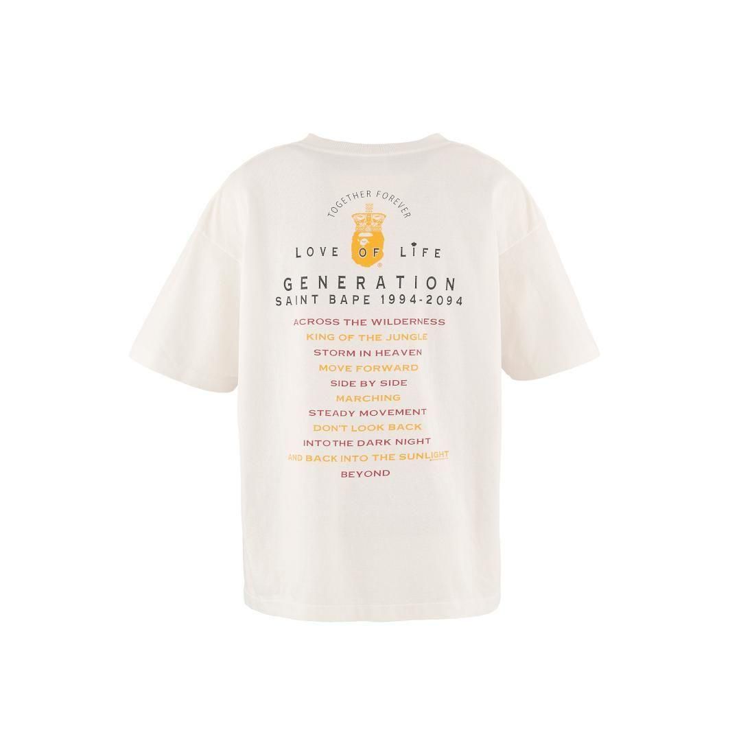 APE BAPE SAINT Mxxxxxx セイントマイケル　tシャツ s SAINT Mxxxxxx/セントマイケル】× BAPE Tシャツ HANDPRINT SM