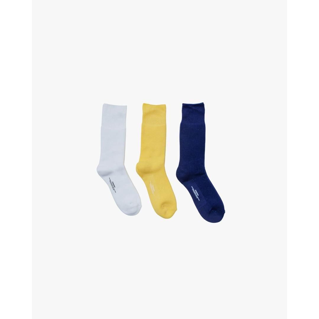 Graphpaper | グラフペーパー 3-Pack Socks ASSORT (GU253-90286C)