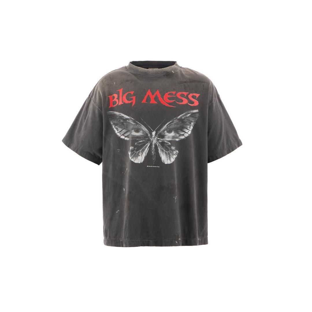 SAINT Mxxxxxx 【セントマイケル】SS TEE/BIG MESS/BLACK (SM