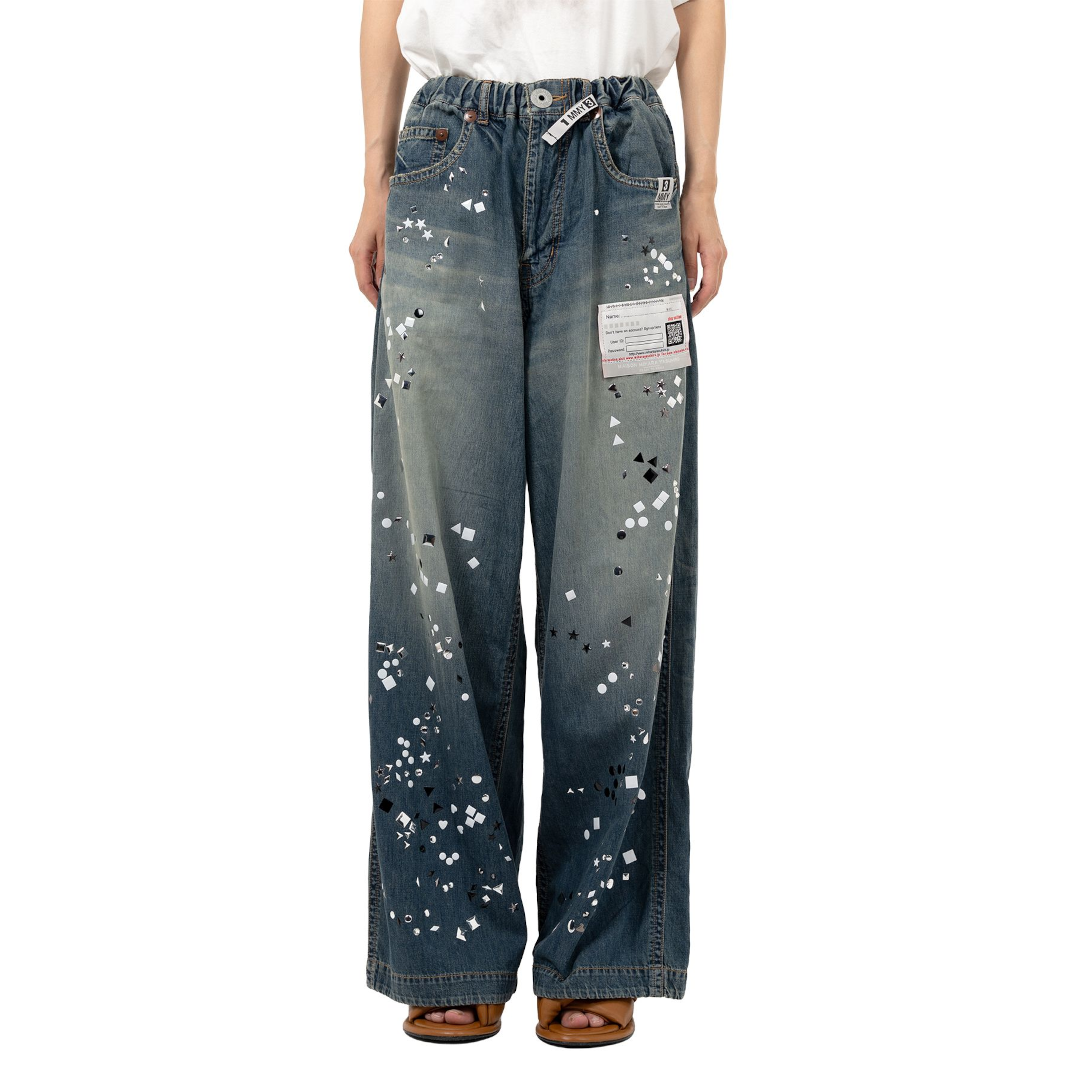 パンツ Maison MIHARA YASUHIRO Embellished Denim Maison MIHARA YASUHIRO|メゾンミハラヤスヒロ Embellished