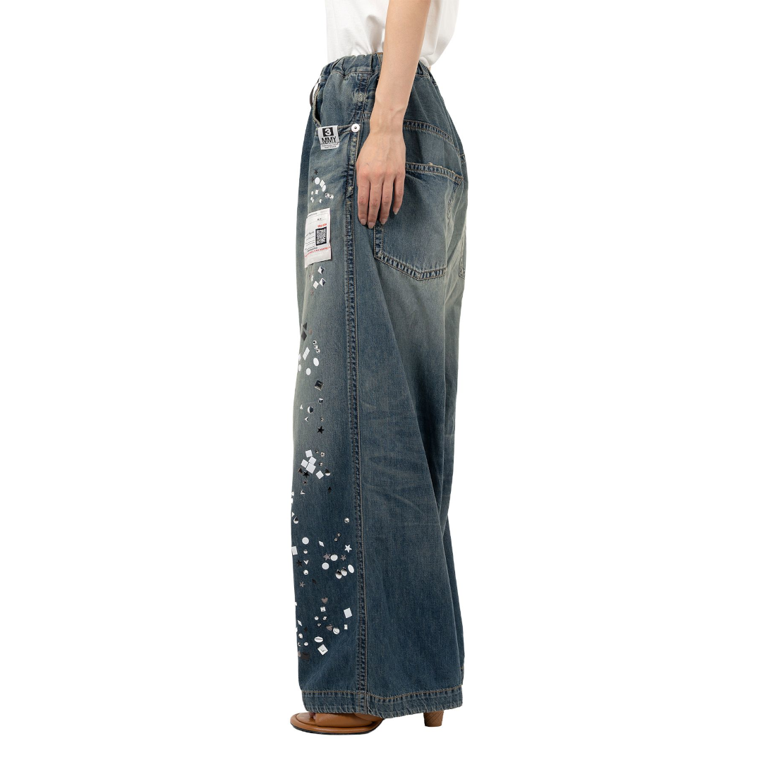 パンツ Maison MIHARA YASUHIRO Embellished Denim Maison MIHARA YASUHIRO|メゾンミハラヤスヒロ Embellished Denim Wide