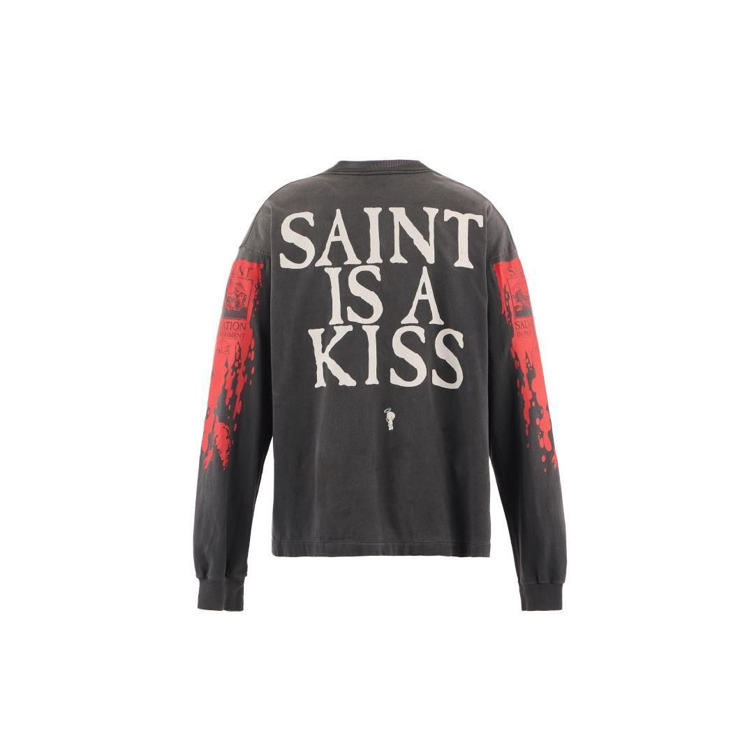 SAINT mxxxxxx セントマイケル XL　新品未使用 SAINT Mxxxxxx 【セントマイケル】 LS TEE/SAINT IS A KISS