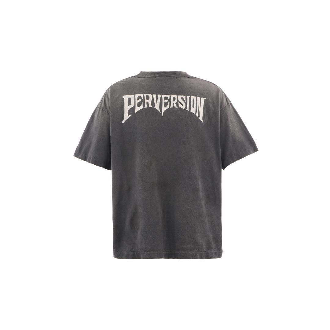 SAINT Mxxxxxx 【セントマイケル】 KK_SS TEE/PERVERSION/BLACK (SM