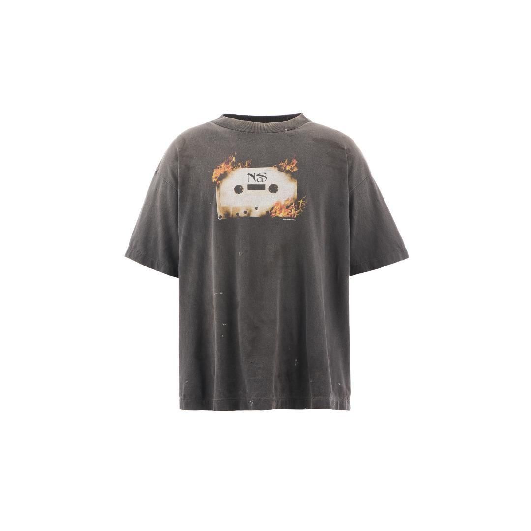 先行予約) SAINT Mxxxxxx 【セントマイケル】 NAS_SS TEE/BLACK