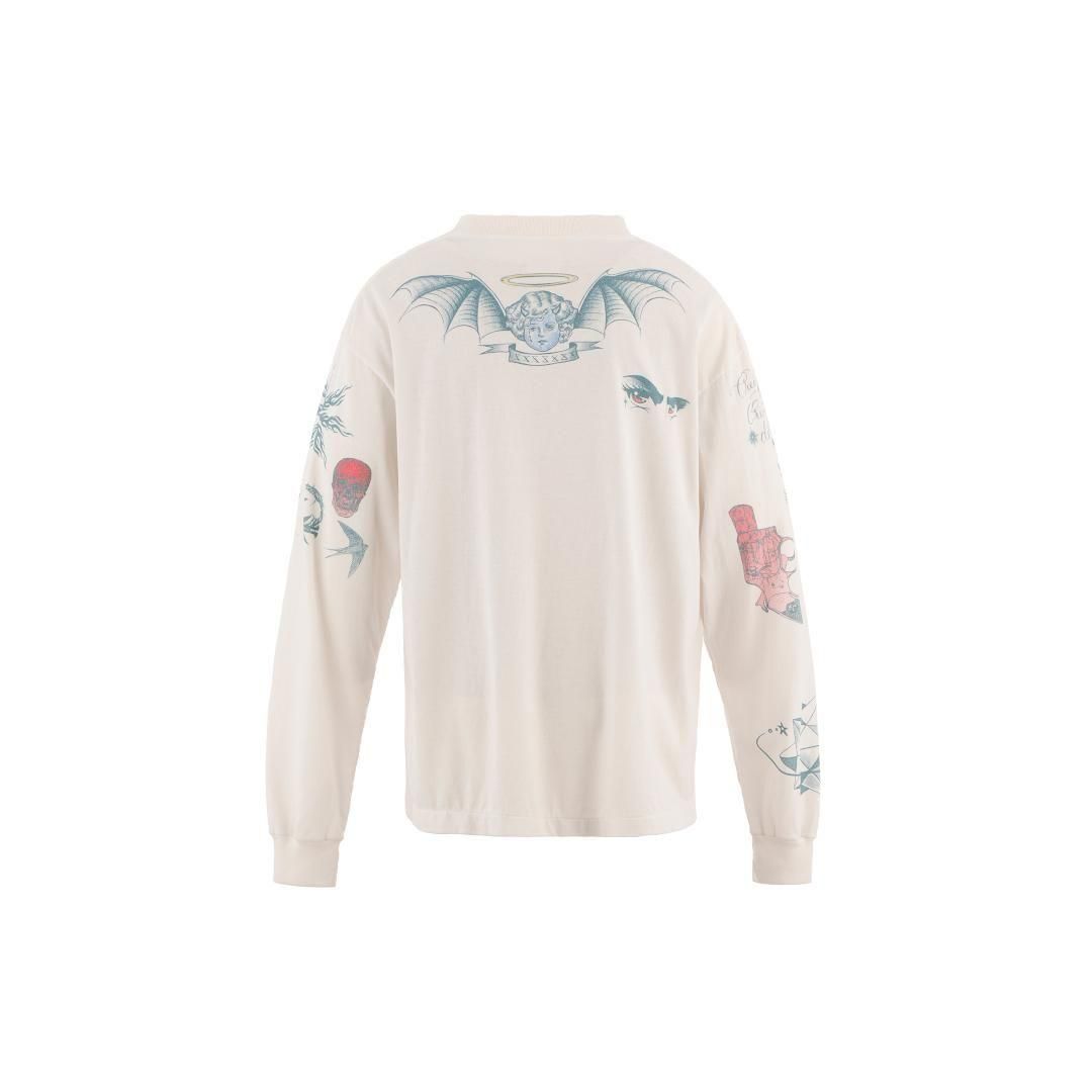 SAINT Mxxxxxx 【セントマイケル】 DW_LS TEE/TATTOO/WHITE(SM