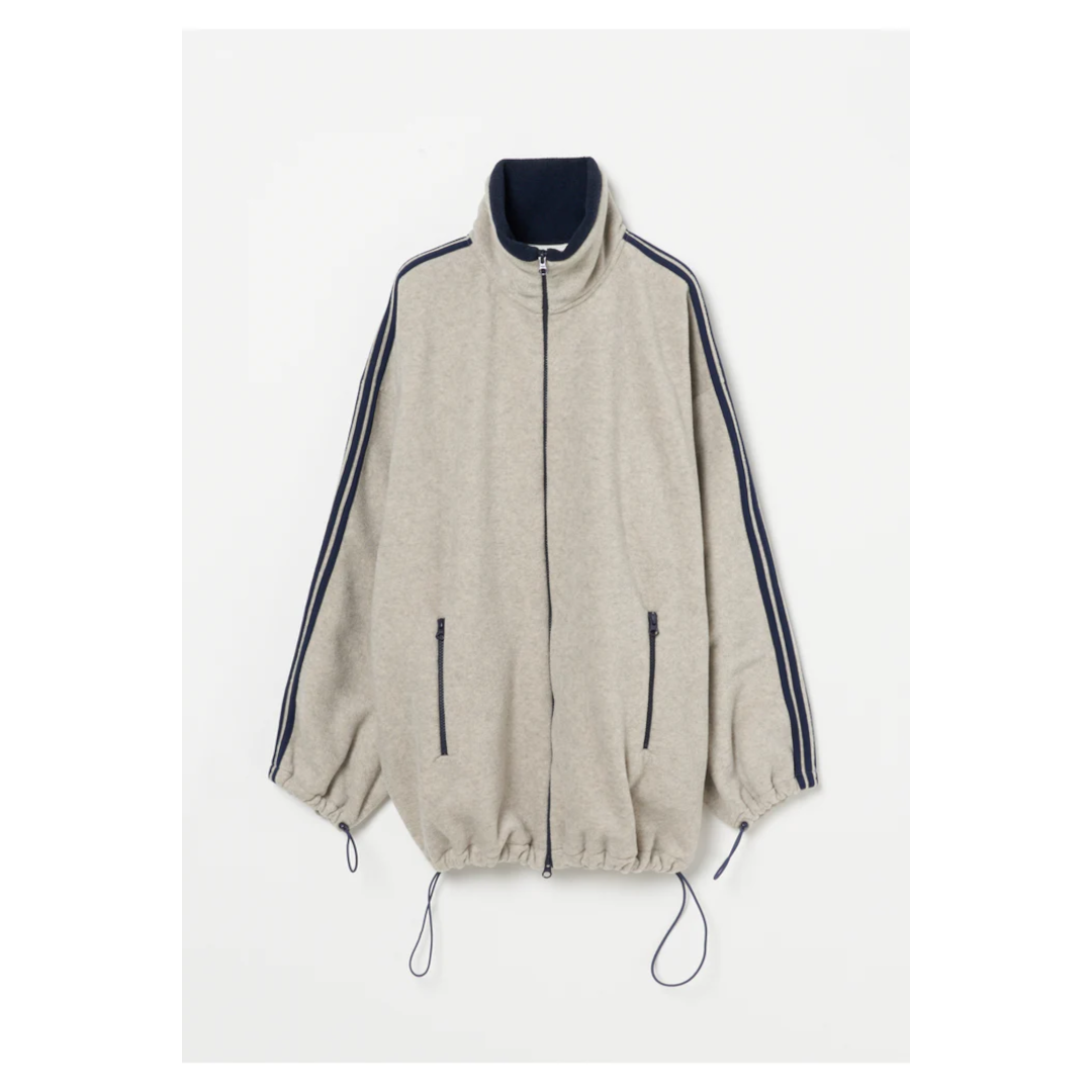 INSCRIRE 【アンスクリア】Fleece Loose Fit Track Jacket
