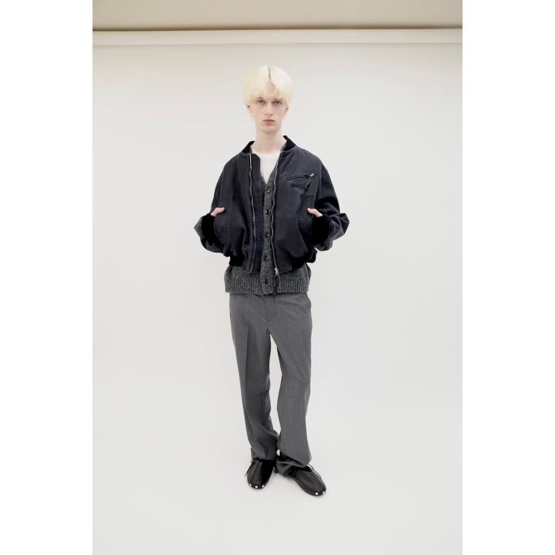OUAT 007 BOMBER JACKET NAVY サイズ2 短丈 BOMBER JACKET | OUAT(オーユーエーティー) / アウター ブルゾン