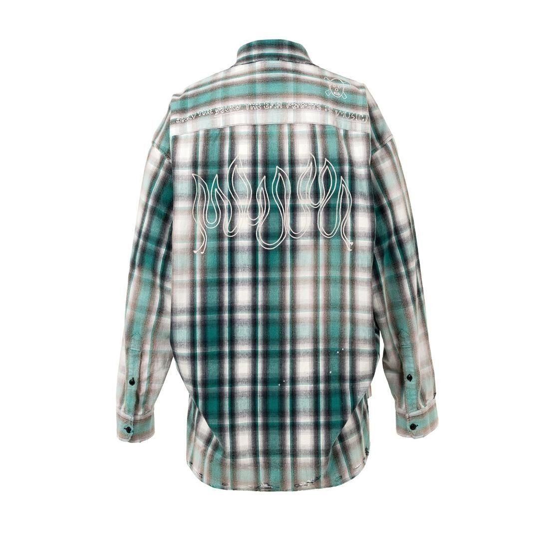 Maison MIHARA YASUHIRO ダメージシャツ Maison MIHARA YASUHIRO|メゾンミハラヤスヒロ Vintage Like Check