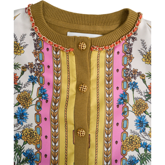 ミュベール すずらん　カーディガン MUVEIL ブーケ刺繍カーディガン | KOKO