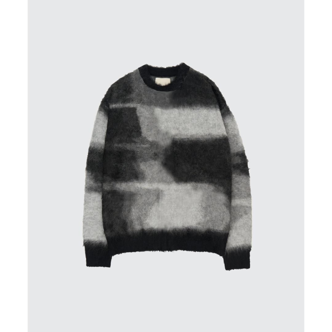 YOKE|ヨーク Kid Mohair Jacquard Sweater BEAM (YK25FW01110S)
