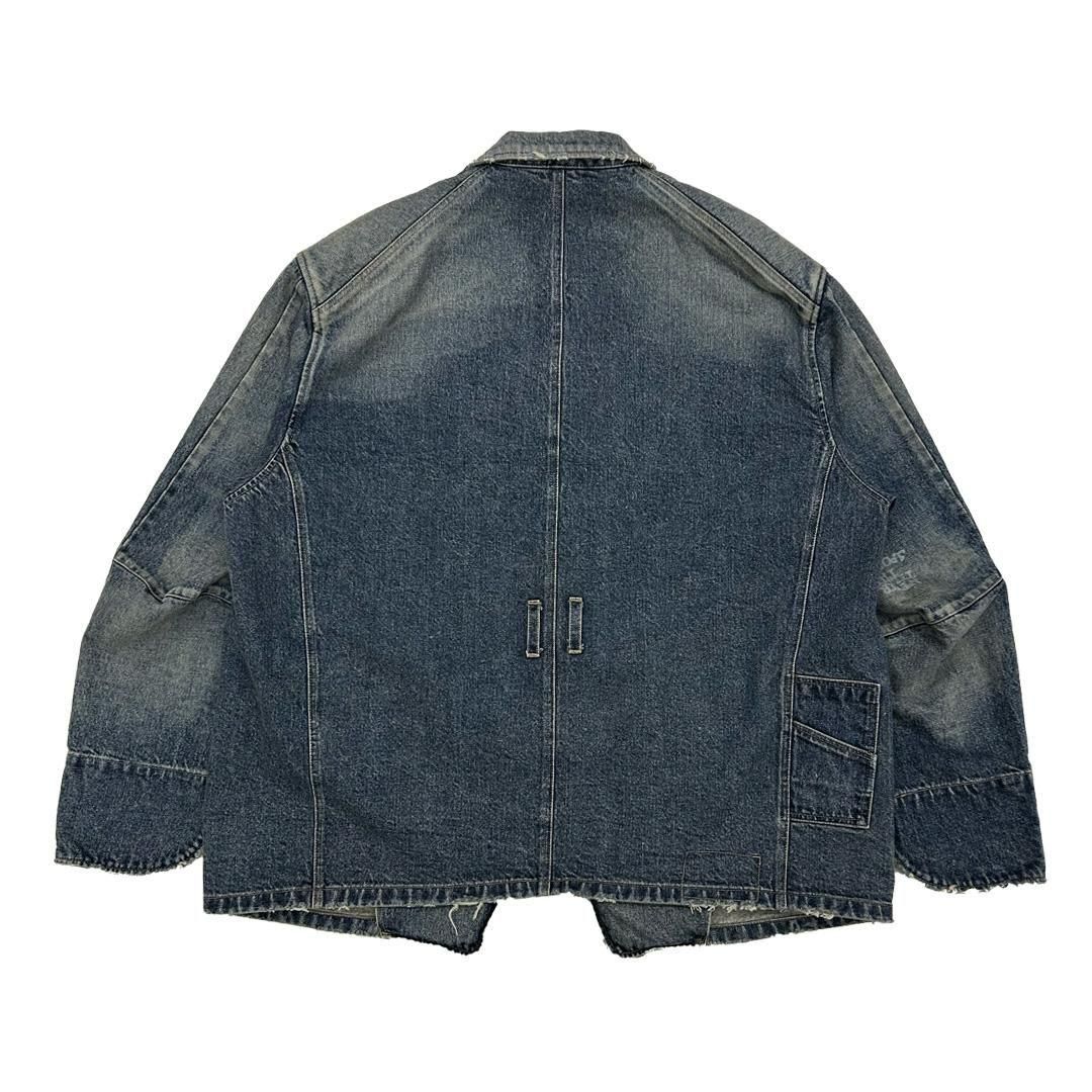 DAIRIKU | ダイリク FREE STITCH DRAIPING DENIM JACKET INDIGO