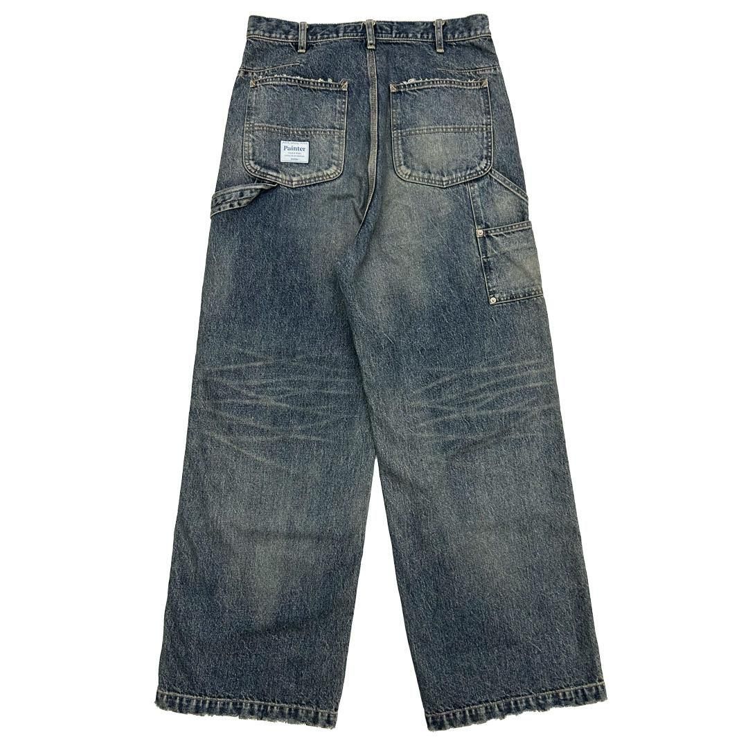 DAIRIKU|ダイリク Vintage Washed Painter Denim Wide Pants