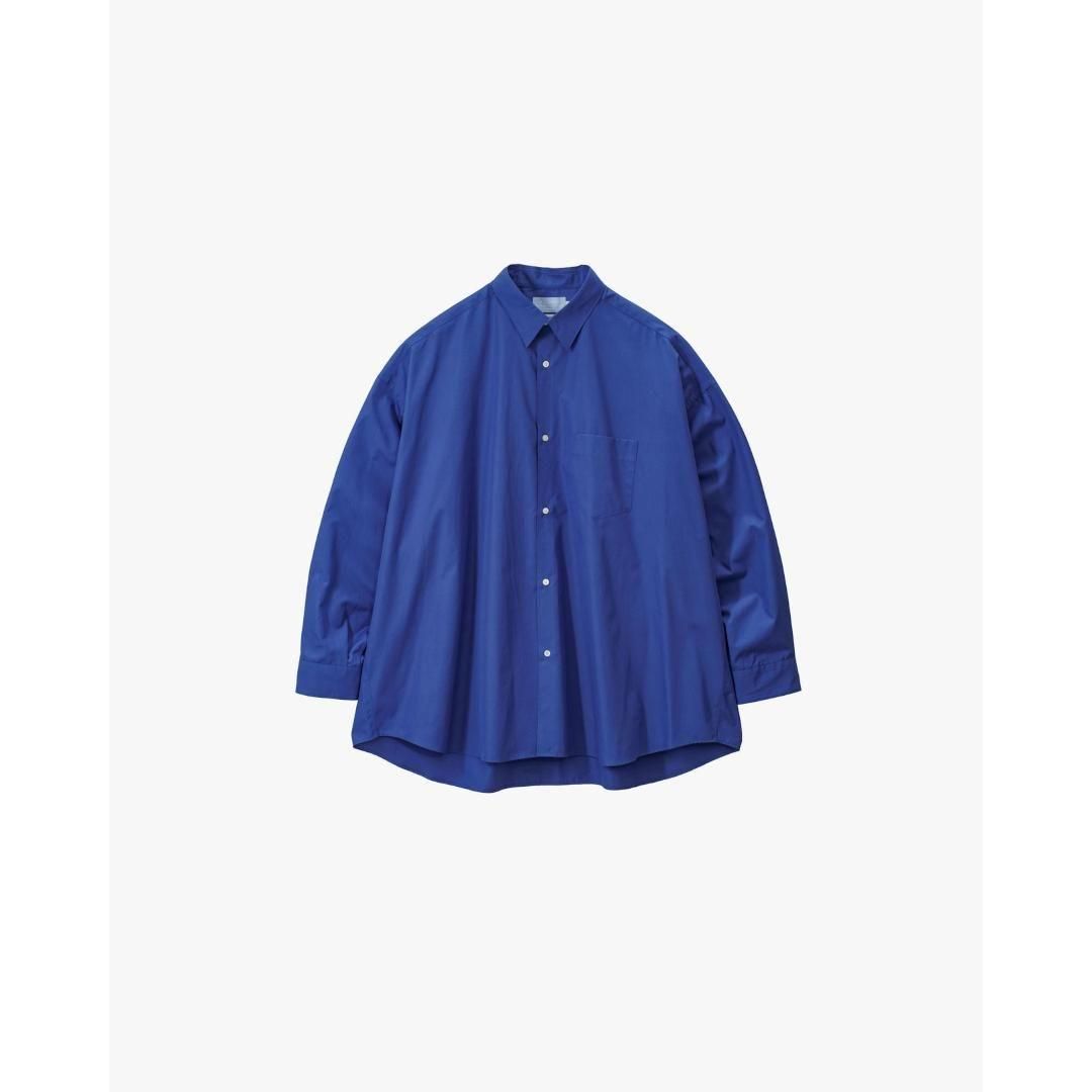トップス Graphpaper ALUMO Oversized Shirt BLUE Graphpaper ALUMO Oversized Shirt BLUE