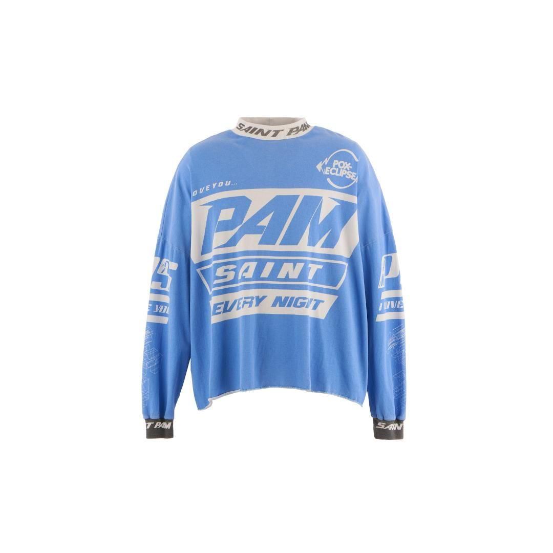 SAINT Mxxxxxx 【セントマイケル】 PAM_LS TEE/SAINT PAM/BLUE
