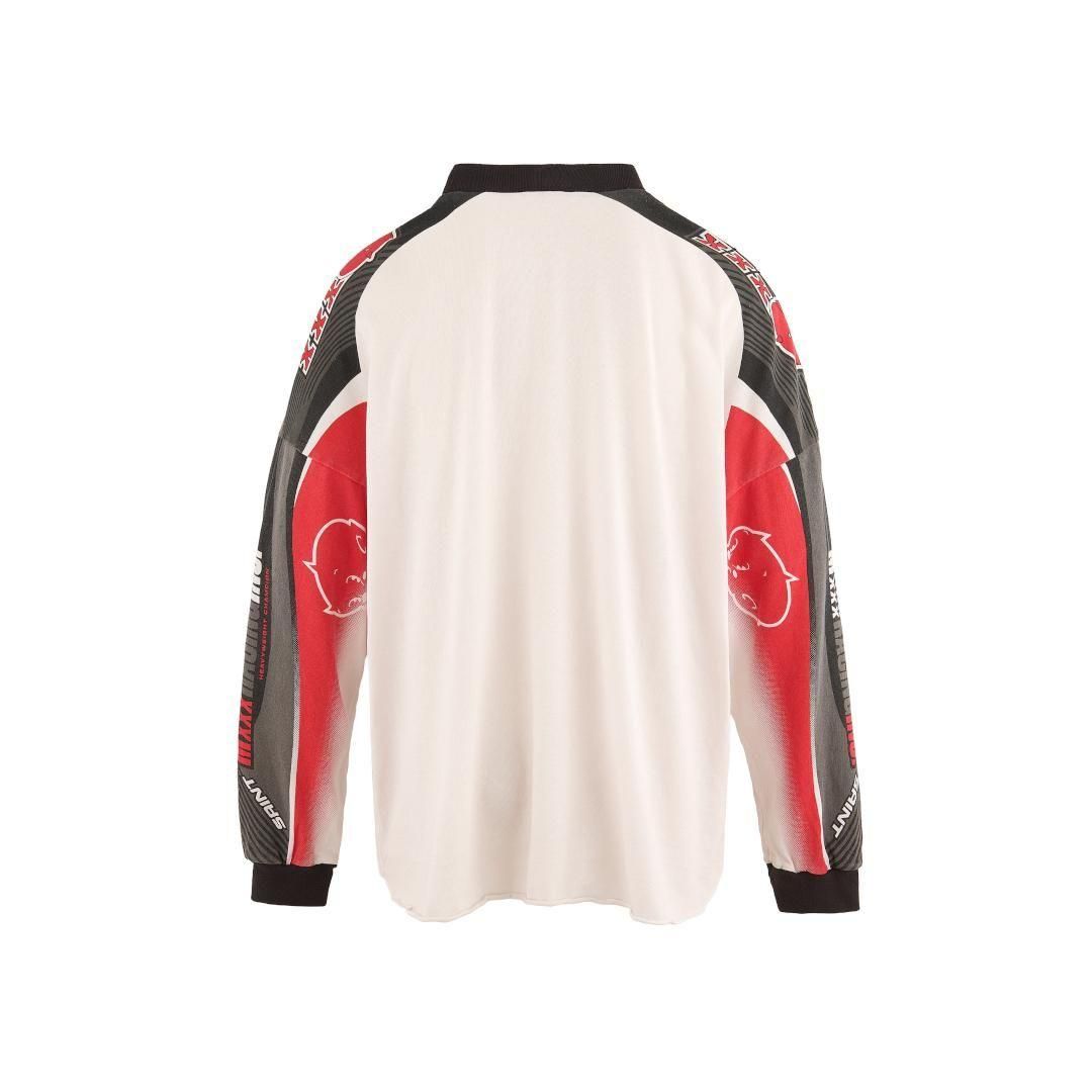 SAINT Mxxxxxx 【セントマイケル】LS TEE/MORTOR CYCLE/WHITE