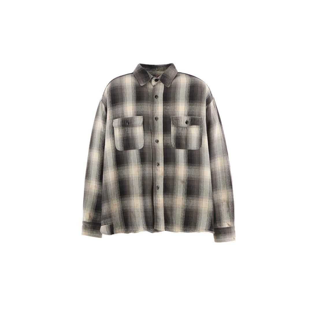 SAINT Mxxxxxx セントマイケル　新作 flannel Brue XL 予約) SAINT Mxxxxxx 【セントマイケル】 BB_FLANNEL SHIRT