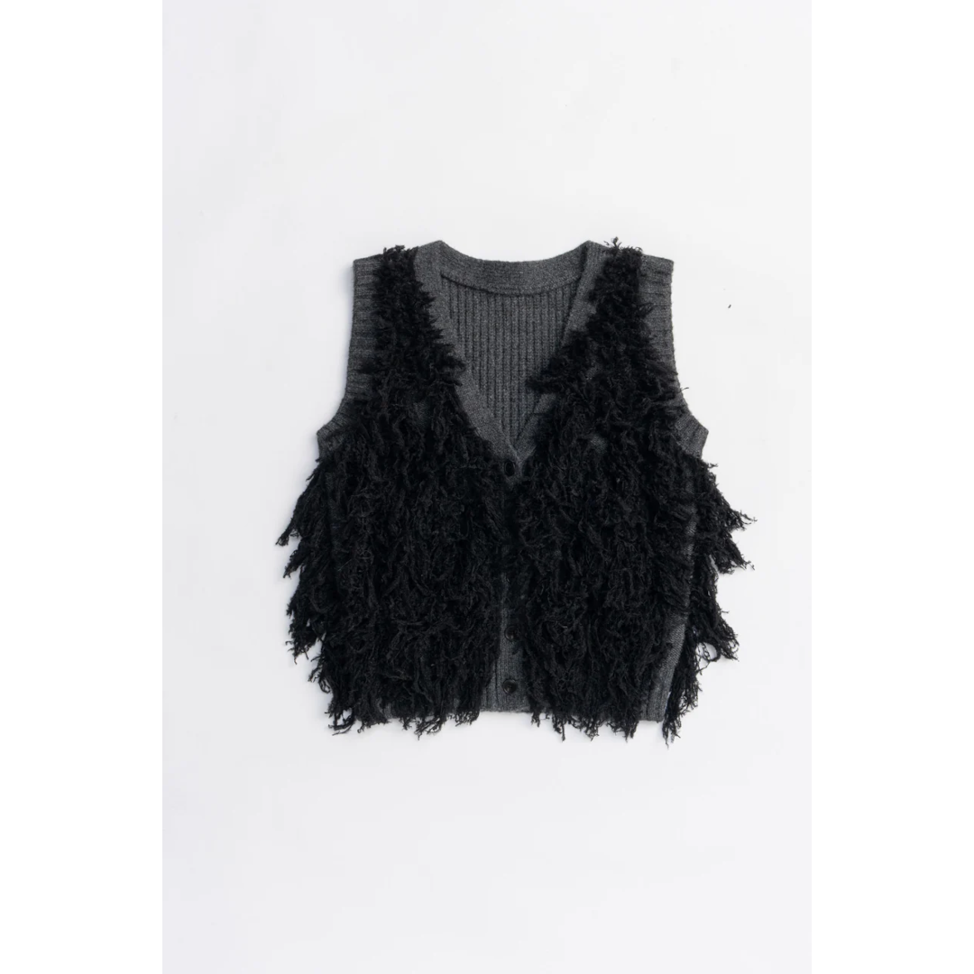 PRANK PROJECT プランクプロジェクトFur Trimmed Vest 25AW】PRANK PROJECT プランクプロジェクト / Fur Trimmed Vest