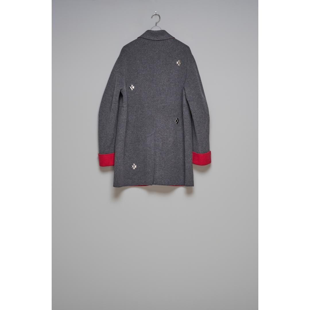 UM206様 MASU エムエーエスユー FW25 SPIKY ANGEL TOPS / GRY - NUBIAN