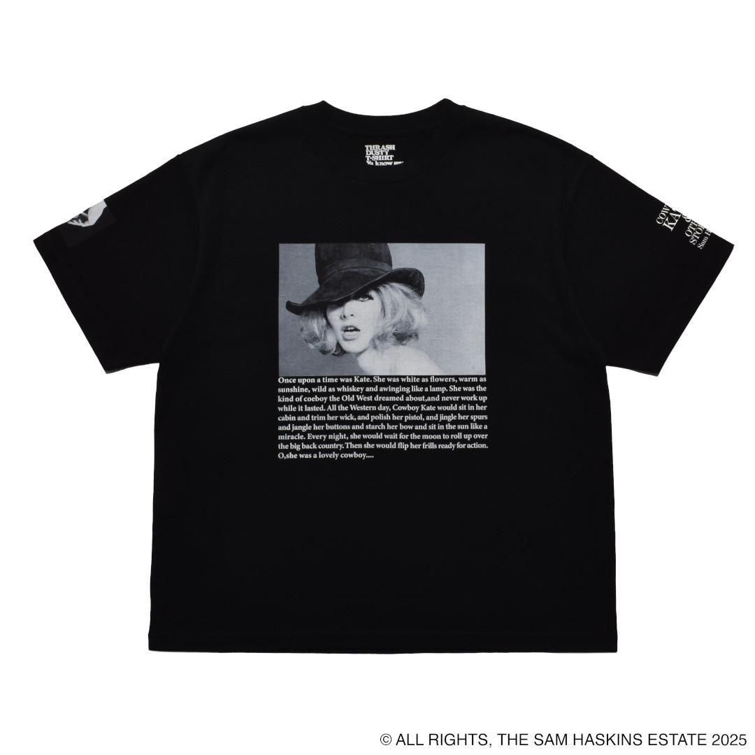 MINEDENIM Sam Haskins × Stie-lo Lサイズ MINEDENIM 【マインデニム】 Sam Haskins × Stie-lo “kate” Tee WHITE