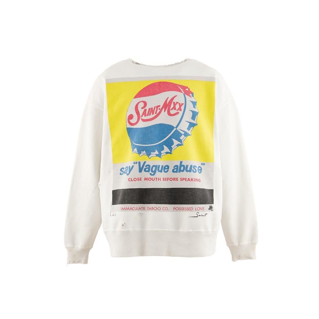 SAINT Mxxxxxx 【セントマイケル】 CRW NECK SWT/VAGUE ABUSE